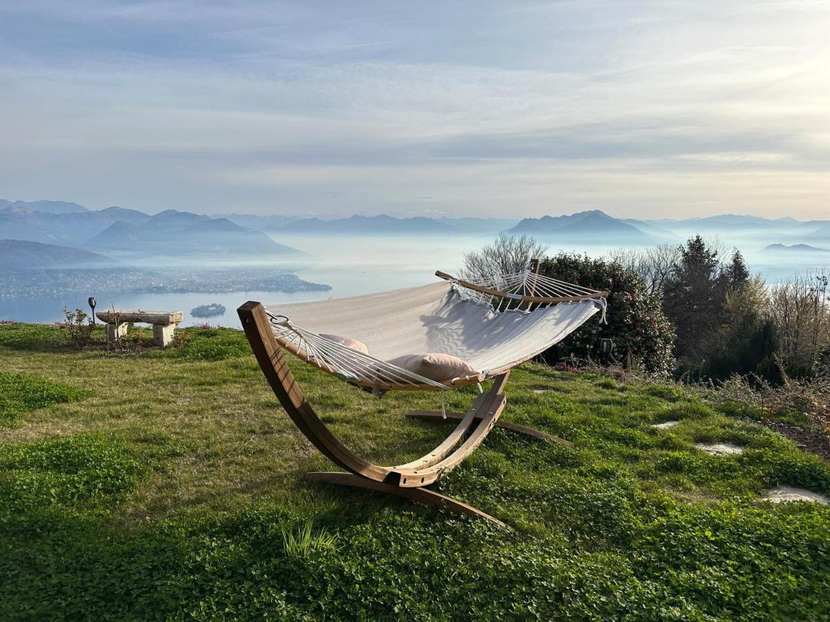 Private Luxury Spa & Silence Retreat With Spectacular View Over The Lake Maggiore Stresa Exterior photo
