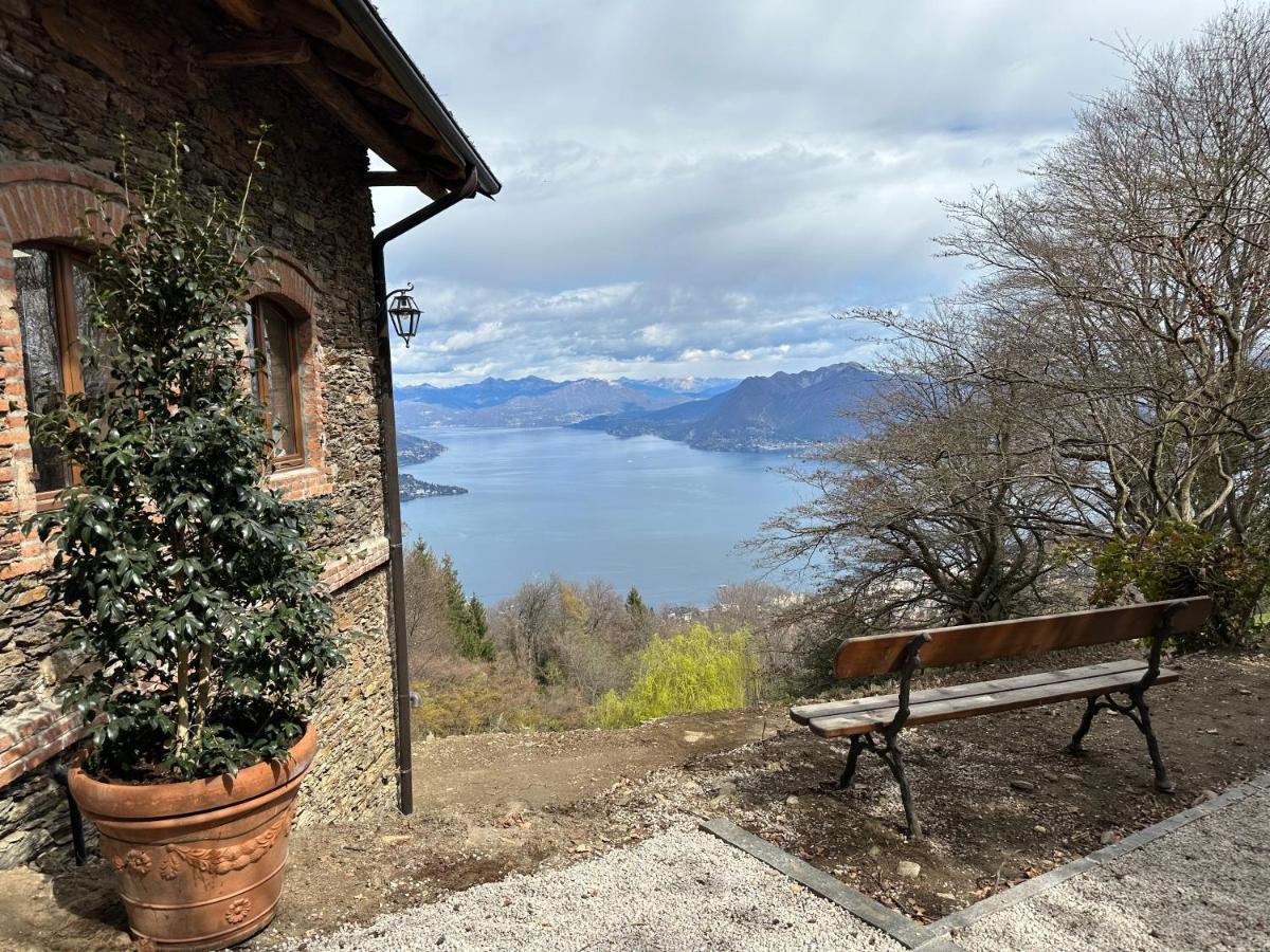 Private Luxury Spa & Silence Retreat With Spectacular View Over The Lake Maggiore Stresa Exterior photo